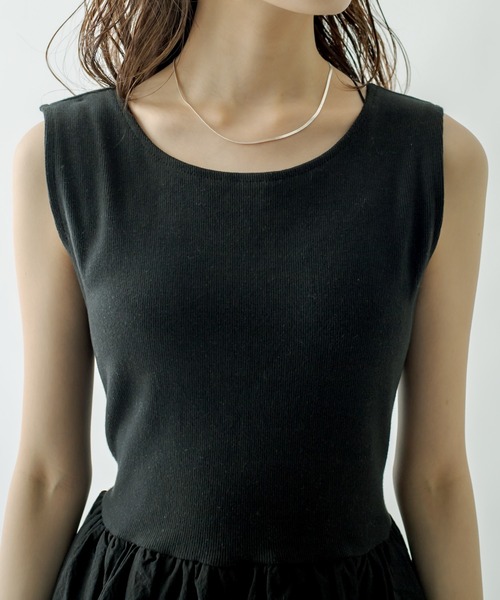 mystic（ミスティック）の「フレアタンクワンピースSET（ワンピース・レディース・ブラック/オフホワイト・1/2）」の13枚目の写真