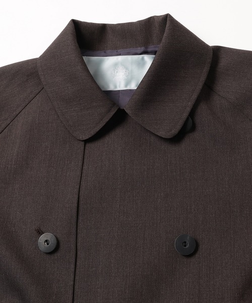 Dulcamara（ドゥルカマラ）の「よそいきトレンチショートCT（トレンチコート・メンズ・ブラック/チャコール/バーガンディー・0/1）」の14枚目の写真