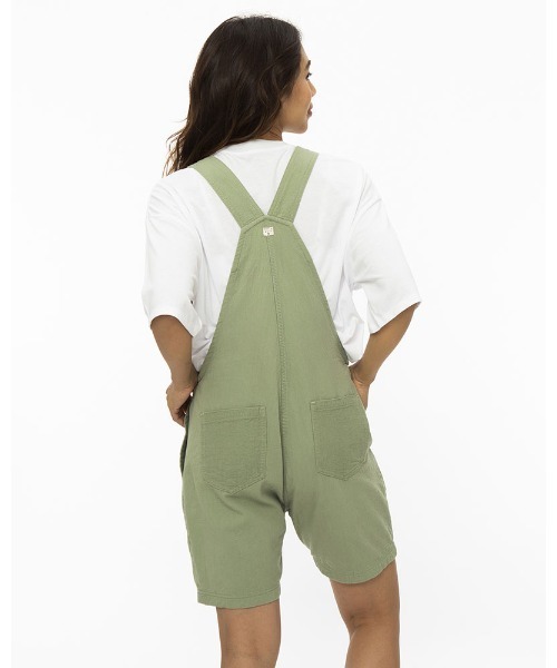 BILLABONG（ビラボン）の「BILLABONG レディース  SALOPETTE SHORTS  【2022年夏モデル】/ビラボンサロペット（サロペット/オーバーオール・レディース・ブラック/アーミー・MEDIUM/LARGE）」の7枚目の写真