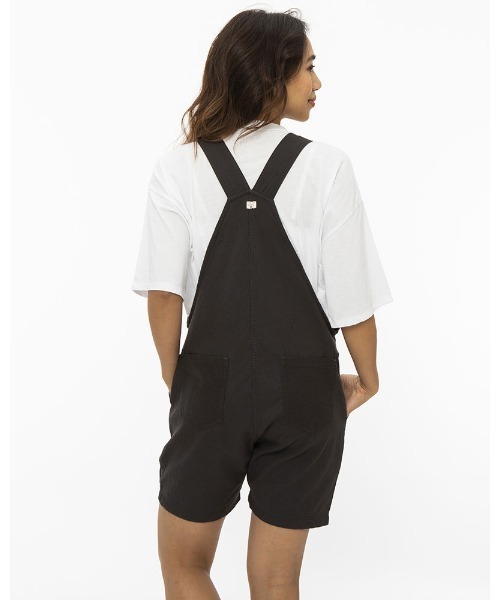 BILLABONG（ビラボン）の「BILLABONG レディース  SALOPETTE SHORTS  【2022年夏モデル】/ビラボンサロペット（サロペット/オーバーオール・レディース・ブラック/アーミー・MEDIUM/LARGE）」の4枚目の写真