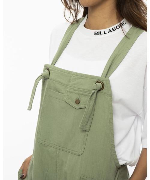 BILLABONG（ビラボン）の「BILLABONG レディース  SALOPETTE SHORTS  【2022年夏モデル】/ビラボンサロペット（サロペット/オーバーオール・レディース・ブラック/アーミー・MEDIUM/LARGE）」の8枚目の写真