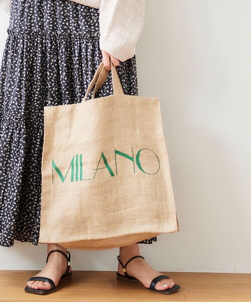 le.coeur blanc（ルクールブラン）の「Maison Bengal ジュートバッグ（トートバッグ・レディース・オレンジ/グリーン/ブラック系その他・FREE）」の11枚目の写真