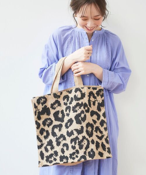 le.coeur blanc（ルクールブラン）の「Maison Bengal ジュートバッグ（トートバッグ・レディース・オレンジ/グリーン/ブラック系その他・FREE）」の7枚目の写真