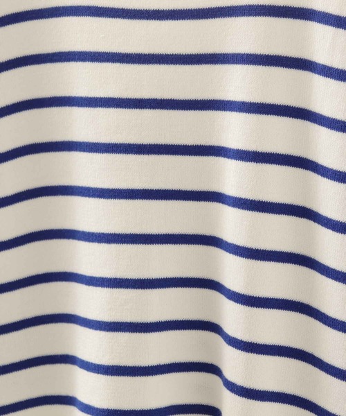 sara&cake（サラアンドケイク）の「12GボーダーVネックベスト（ベスト・レディース・グリーン/ブルー・FREE）」の14枚目の写真