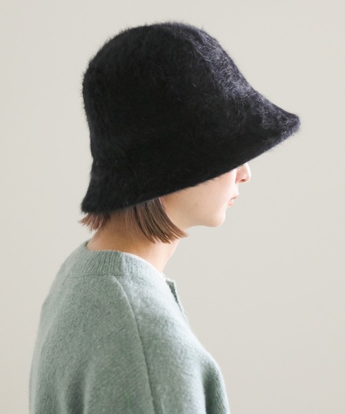 select MOCA（セレクトモカ）の「2022 AW シャギーバケットハット（ハット・レディース・ブラック/ベージュ/オフホワイト・FREE）」の12枚目の写真