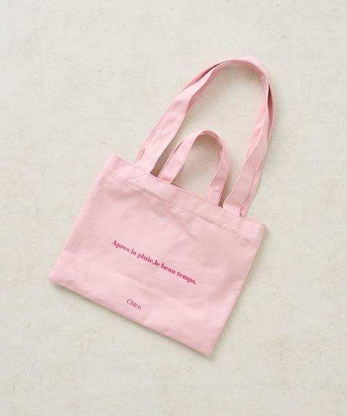 Chico（チコ）の「横長キャンバスショルダートート（トートバッグ