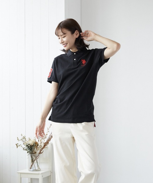 U.S. POLO ASSN.（ユーエスポロアッスン）の「【U.S.POLO ASSN./ユーエスポロアッスン】ワンポイント刺繍ポロシャツ(BEY)（ポロシャツ・メンズ・ホワイト/ブラック/ブルー系その他/ブルー系その他2・MEDIUM/X-LARGE/LARGE/SMALL）」の7枚目の写真