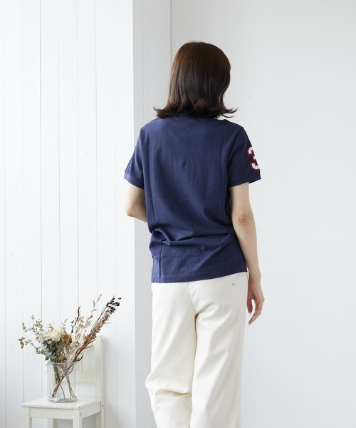 U.S. POLO ASSN.（ユーエスポロアッスン）の「【U.S.POLO ASSN./ユーエスポロアッスン】ワンポイント刺繍ポロシャツ(BEY)（ポロシャツ・メンズ・ホワイト/ブラック/ブルー系その他/ブルー系その他2・MEDIUM/X-LARGE/LARGE/SMALL）」の11枚目の写真