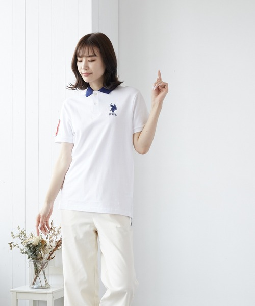 U.S. POLO ASSN.（ユーエスポロアッスン）の「【U.S.POLO ASSN./ユーエスポロアッスン】ワンポイント刺繍ポロシャツ(BEY)（ポロシャツ・メンズ・ホワイト/ブラック/ブルー系その他/ブルー系その他2・MEDIUM/X-LARGE/LARGE/SMALL）」の13枚目の写真