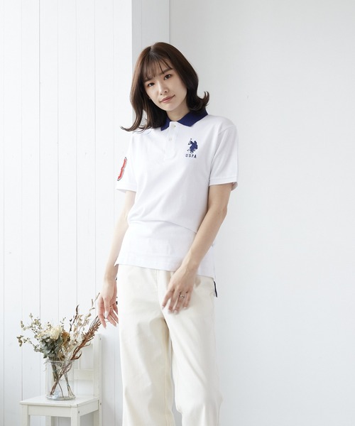 U.S. POLO ASSN.（ユーエスポロアッスン）の「【U.S.POLO ASSN./ユーエスポロアッスン】ワンポイント刺繍ポロシャツ(BEY)（ポロシャツ・メンズ・ホワイト/ブラック/ブルー系その他/ブルー系その他2・MEDIUM/X-LARGE/LARGE/SMALL）」の17枚目の写真