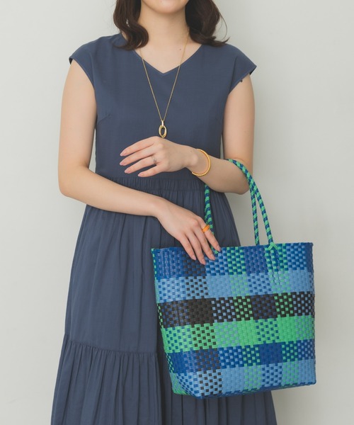 RODE SKO（ロデスコ）の「マルシェバッグ（トートバッグ・レディース・ピンク/イエロー/ブルー・ONE）」の11枚目の写真