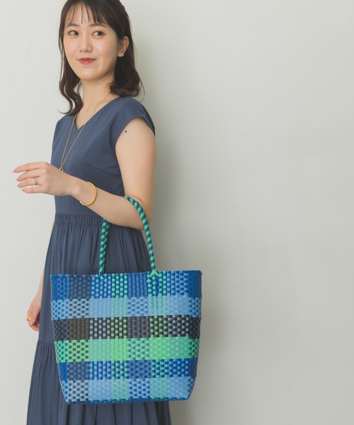 RODE SKO（ロデスコ）の「マルシェバッグ（トートバッグ・レディース・ピンク/イエロー/ブルー・ONE）」の12枚目の写真