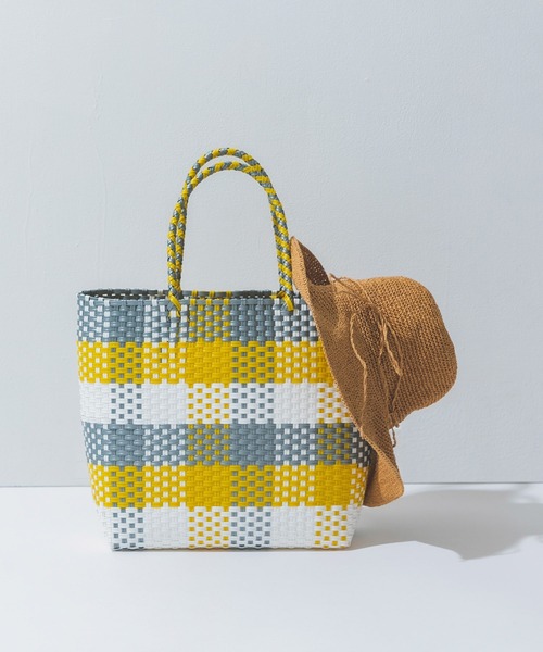 RODE SKO（ロデスコ）の「マルシェバッグ（トートバッグ・レディース・ピンク/イエロー/ブルー・ONE）」の4枚目の写真