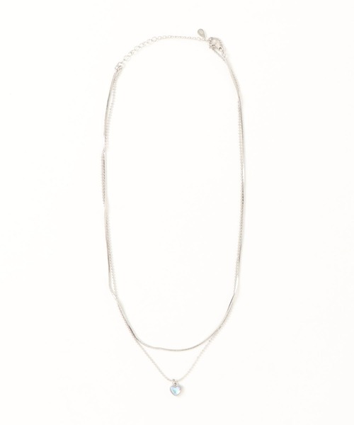 SONA（ソナ）の「SONYUNARA  オーロラハートネックレス（ネックレス・レディース・シルバー・ONE SIZE）」の14枚目の写真