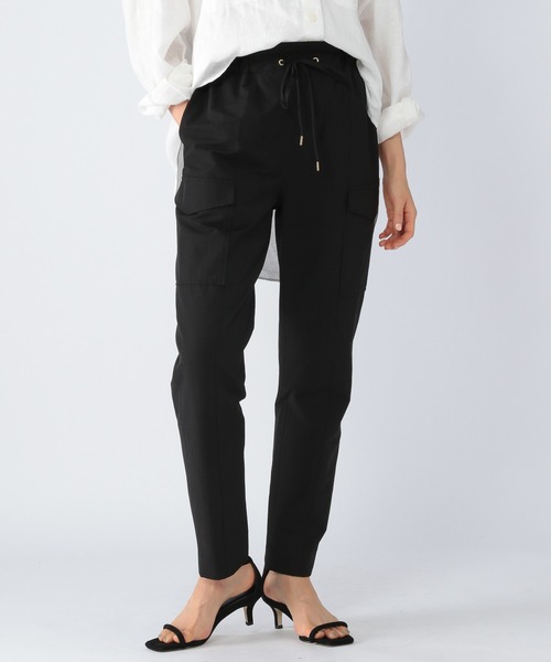 BARNYARDSTORM(バンヤードストーム)の「BARNYARDSTORM / リネンストレッチカーゴパンツ(カーゴパンツ・レディース・カーキ/ブルー/ブラック・0/2/1)」の20枚目の写真