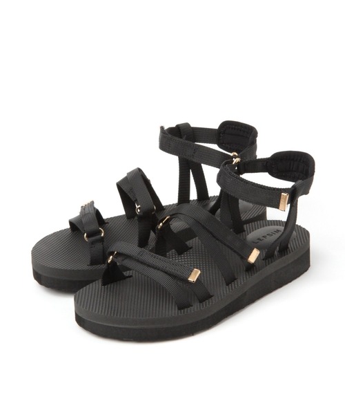 LEPSIM(レプシィム)の「ライトスポーティナローサンダル 265148(サンダル・レディース・ブラック/ベージュ・SMALL/MEDIUM/LARGE)」の9枚目の写真