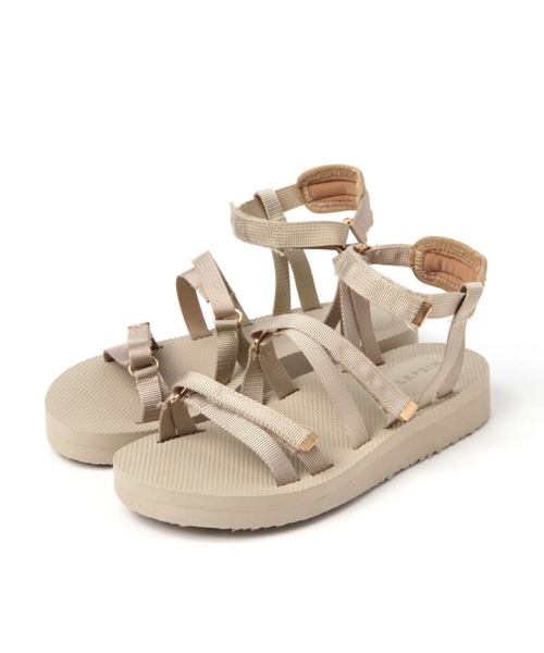 LEPSIM(レプシィム)の「ライトスポーティナローサンダル 265148(サンダル・レディース・ブラック/ベージュ・SMALL/MEDIUM/LARGE)」の10枚目の写真