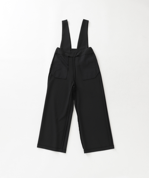 サロペット　黒　サイズ38 JOURNAL STANDARD relume JOURNAL STANDARD relume 「JOURNAL relume」 オーバーオール 38