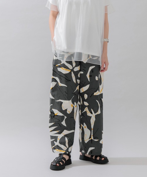 Paradise Picnic（パラダイスピクニック）の「綿柄パンツ（その他パンツ・レディース・ブラック/ブルー・FREE）」の2枚目の写真