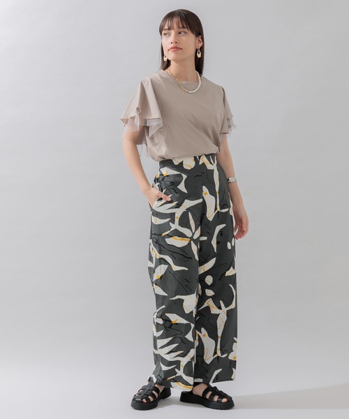 Paradise Picnic（パラダイスピクニック）の「綿柄パンツ（その他パンツ・レディース・ブラック/ブルー・FREE）」の3枚目の写真