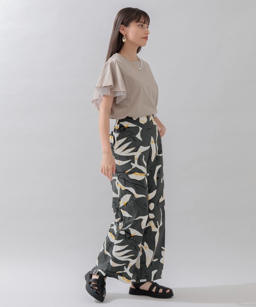 Paradise Picnic（パラダイスピクニック）の「綿柄パンツ（その他パンツ・レディース・ブラック/ブルー・FREE）」の8枚目の写真