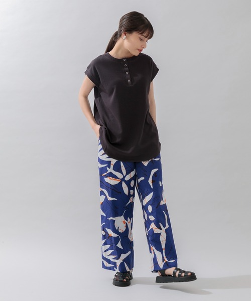 Paradise Picnic（パラダイスピクニック）の「綿柄パンツ（その他パンツ・レディース・ブラック/ブルー・FREE）」の5枚目の写真