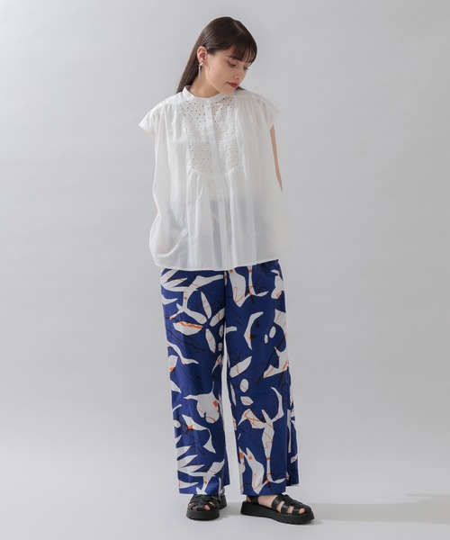 Paradise Picnic（パラダイスピクニック）の「綿柄パンツ（その他パンツ・レディース・ブラック/ブルー・FREE）」の20枚目の写真