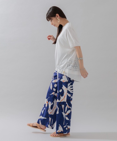 Paradise Picnic（パラダイスピクニック）の「綿柄パンツ（その他パンツ・レディース・ブラック/ブルー・FREE）」の16枚目の写真