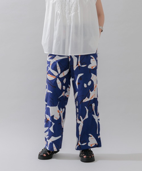 Paradise Picnic（パラダイスピクニック）の「綿柄パンツ（その他パンツ・レディース・ブラック/ブルー・FREE）」の6枚目の写真