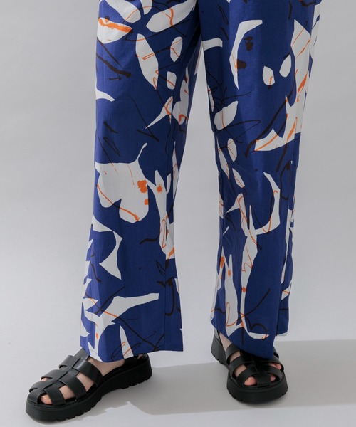 Paradise Picnic（パラダイスピクニック）の「綿柄パンツ（その他パンツ・レディース・ブラック/ブルー・FREE）」の12枚目の写真