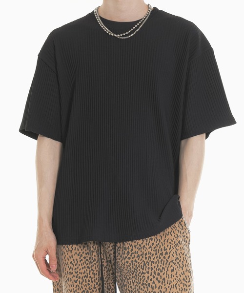 FOLLOWIN(フォロウィン)の「【UNISEX】プリーツラウンド半袖Tシャツ(Tシャツ/カットソー・レディース・ホワイト/ブラック/グレー/ブルー・FREE)」の13枚目の写真