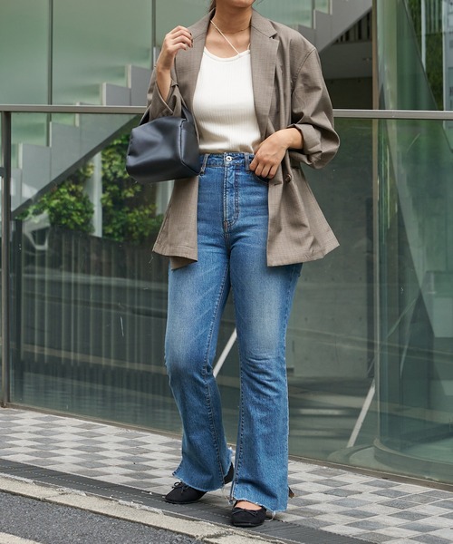 CIAOPANIC TYPY（チャオパニックティピー）の「【セットアップ対応】グレンチェックダブルシャツジャケット（テーラードジャケット・メンズ・ブラウン/グレー・M/L）」の9枚目の写真