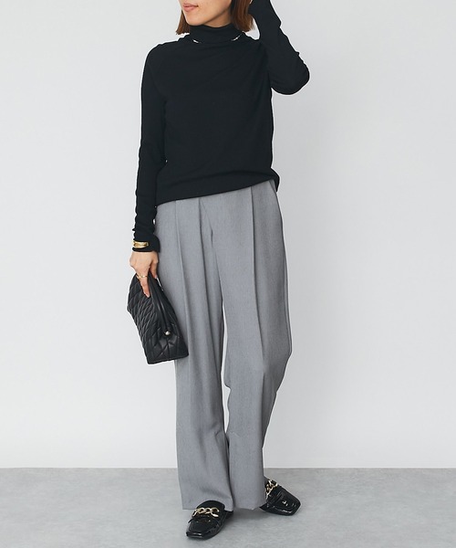 RIVE DROITE（リヴドロワ）の「WEB限定/さらりとした肌触り美脚パンツ（その他パンツ・レディース・グレー/ブラック・FREE）」の20枚目の写真