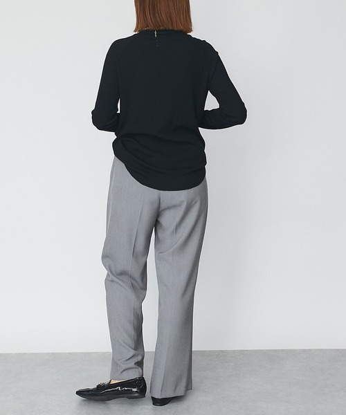 RIVE DROITE（リヴドロワ）の「WEB限定/さらりとした肌触り美脚パンツ（その他パンツ・レディース・グレー/ブラック・FREE）」の17枚目の写真