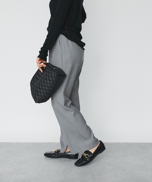 RIVE DROITE（リヴドロワ）の「WEB限定/さらりとした肌触り美脚パンツ（その他パンツ・レディース・グレー/ブラック・FREE）」の22枚目の写真