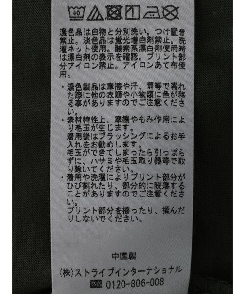 CRAFT STANDARD BOUTIQUE(クラフトスタンダードブティック)の「綿レーヨン天竺ベーシックプリントTEE *(Tシャツ/カットソー・レディース・グレイッシュベージュ/アイボリー/チャコールグレー/カーキ・M/L)」の19枚目の写真