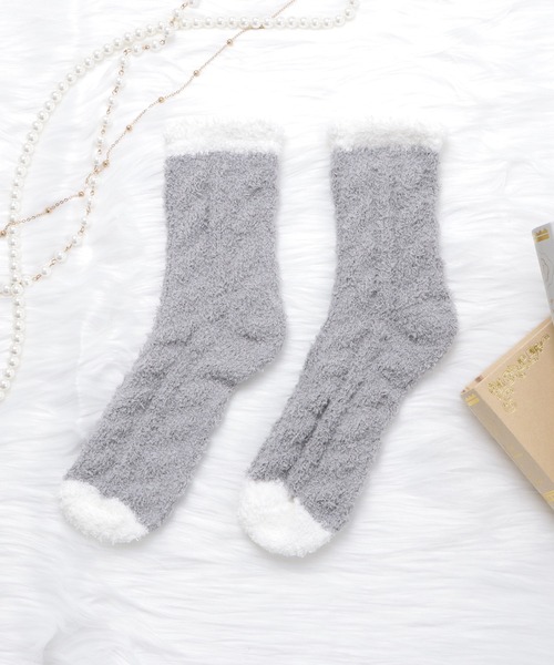 セール】【7色組】もこもこルームソックスセット（ソックス/靴下