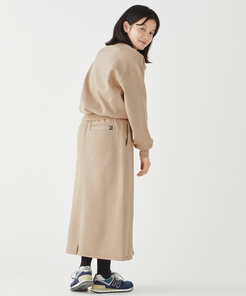 KRIFF MAYER Lady's Collection（クリフメイヤーレディースコレクション）の「速乾裏起毛ボートネック（スウェット・レディース・ベージュ/ネイビー/グリーン/オフホワイト/オリーブ・LARGE/MEDIUM）」の9枚目の写真