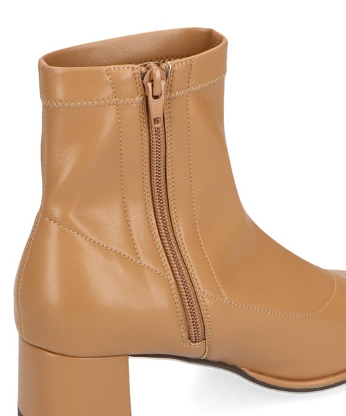 ORiental TRaffic（オリエンタルトラフィック）の「オーバースクエアトゥストレッチブーツ 21416（ブーツ・レディース・ホワイト/ブラック/ブルー/キャメル・LL/S/M/L/3L/SS）」の20枚目の写真