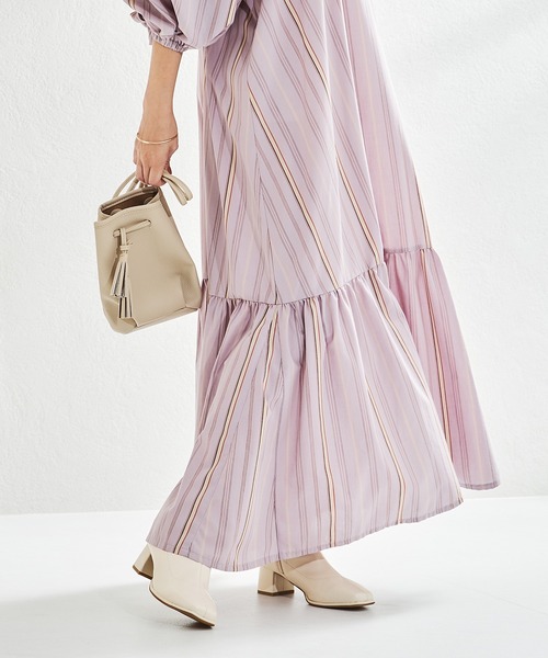 ORiental TRaffic（オリエンタルトラフィック）の「オーバースクエアトゥストレッチブーツ 21416（ブーツ・レディース・ホワイト/ブラック/ブルー/キャメル・LL/S/M/L/3L/SS）」の6枚目の写真