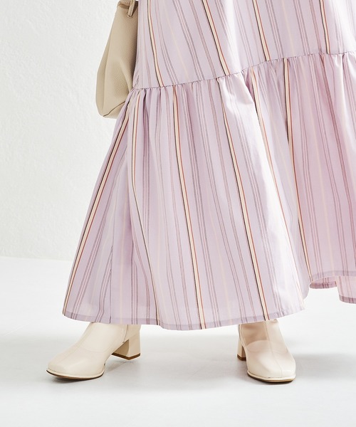 ORiental TRaffic（オリエンタルトラフィック）の「オーバースクエアトゥストレッチブーツ 21416（ブーツ・レディース・ホワイト/ブラック/ブルー/キャメル・LL/S/M/L/3L/SS）」の7枚目の写真