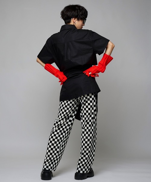 Narcissus（ナルシス）の「【Narcissus】ベルトカットシャツ（シャツ/ブラウス・レディース・ホワイト/ブラック・FREE）」の6枚目の写真