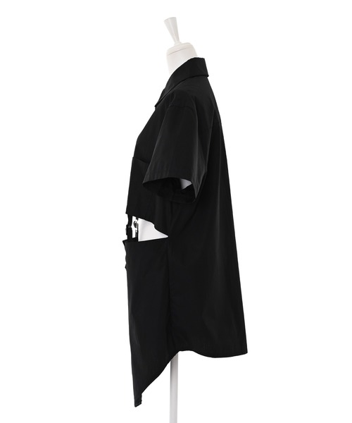 Narcissus（ナルシス）の「【Narcissus】ベルトカットシャツ（シャツ/ブラウス・レディース・ホワイト/ブラック・FREE）」の9枚目の写真