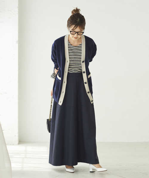 plage（プラージュ）の「スーパーファインウールカシミヤVネック