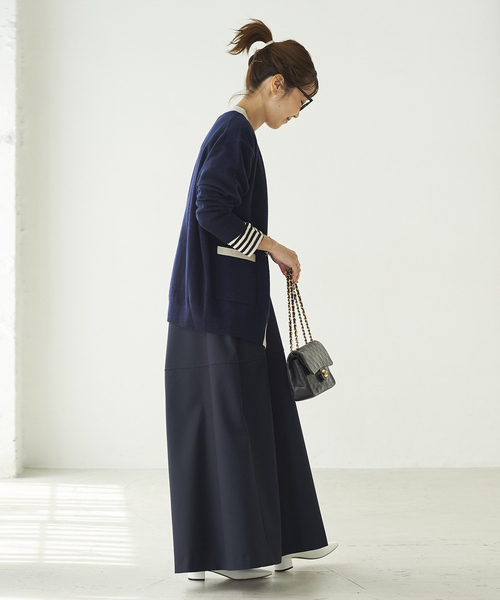 plage（プラージュ）の「スーパーファインウールカシミヤVネック