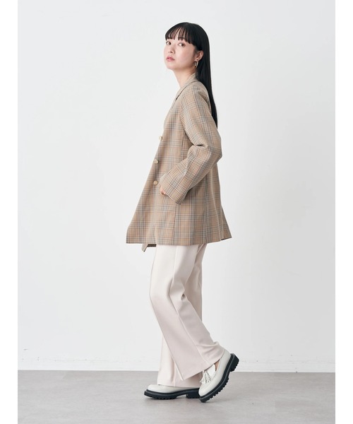 earth music&ecology（アースミュージックアンドエコロジー）の「センターシームパンツ（その他パンツ・レディース・ブラック/ダークグリーン/ベージュ/パープル・S/M）」の19枚目の写真