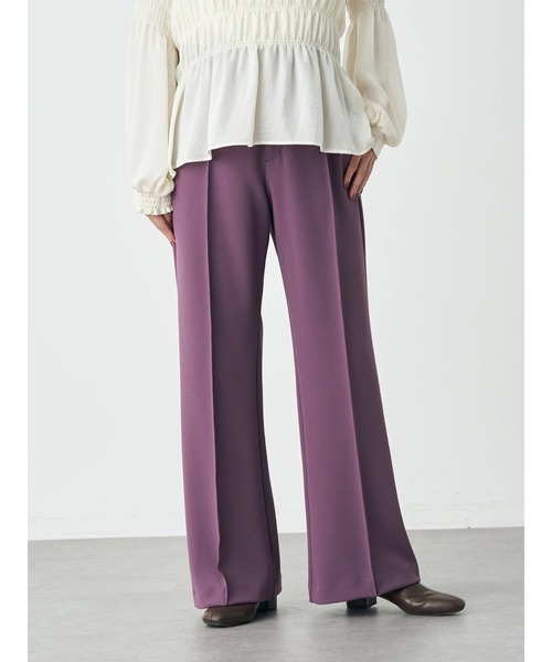 earth music&ecology（アースミュージックアンドエコロジー）の「センターシームパンツ（その他パンツ・レディース・ブラック/ダークグリーン/ベージュ/パープル・S/M）」の20枚目の写真