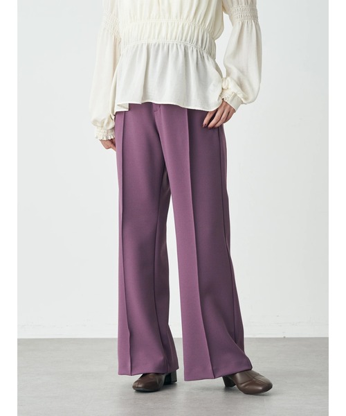 earth music&ecology（アースミュージックアンドエコロジー）の「センターシームパンツ（その他パンツ・レディース・ブラック/ダークグリーン/ベージュ/パープル・S/M）」の21枚目の写真