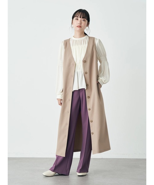 earth music&ecology（アースミュージックアンドエコロジー）の「センターシームパンツ（その他パンツ・レディース・ブラック/ダークグリーン/ベージュ/パープル・S/M）」の22枚目の写真