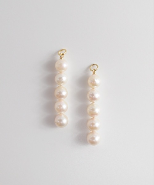 anq.（アンク）の「「anq.」K14GF ・アコヤパールライン　チャーム　LCHF221002（チャーム・レディース・ホワイト・ONE SIZE）」の7枚目の写真